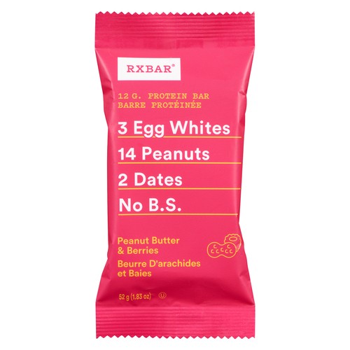 RxBar Protein Bar Peanut Butter & Berries 52 g