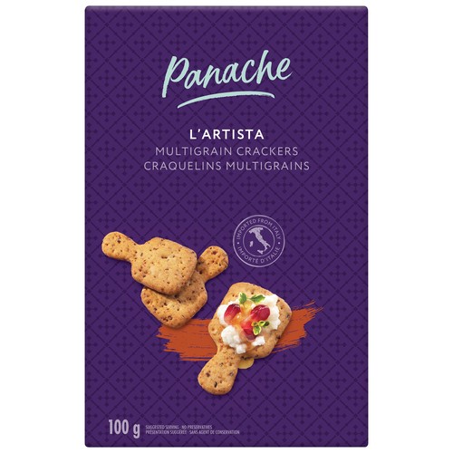 Panache L'artista Multigrain Crackers 100 g