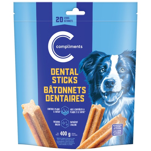 Compliments Dog Dental Sticks Chicken 400 g