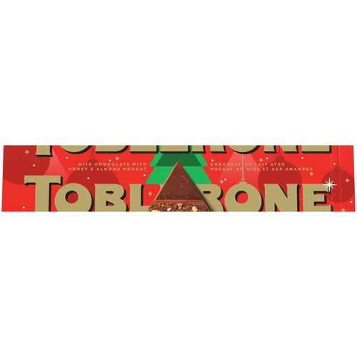 Toblerone Nougat Bar Festive Milk Chocolate With Honey And Almond 360 G