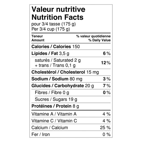 Liberté Organic 2.5% Yogurt Mango Apricot 650 g