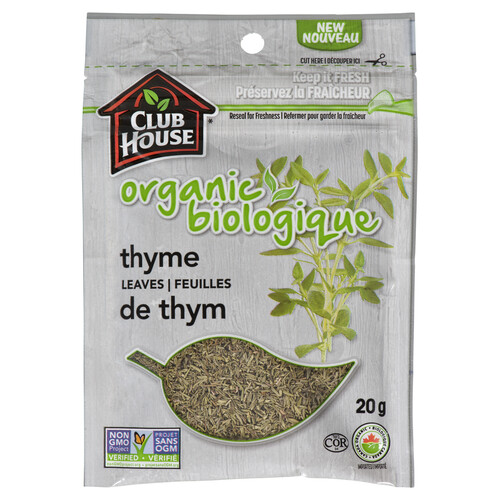 Club House Organic Bag Thyme Leaves 20 g