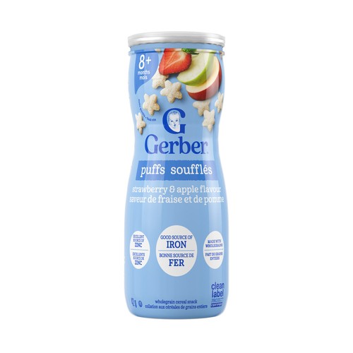 Gerber Puffs Strawberry Apple 42 g