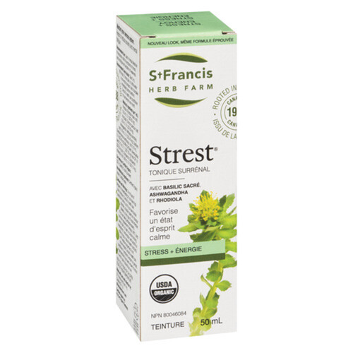 St. Francis Herb Farm Strest Adrenal Tonic Tincture 50 ml Voilà