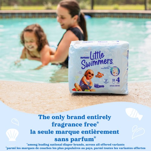 Huggies Little Swimmers Disposable Swim Diapers Size 5+ 10 Count