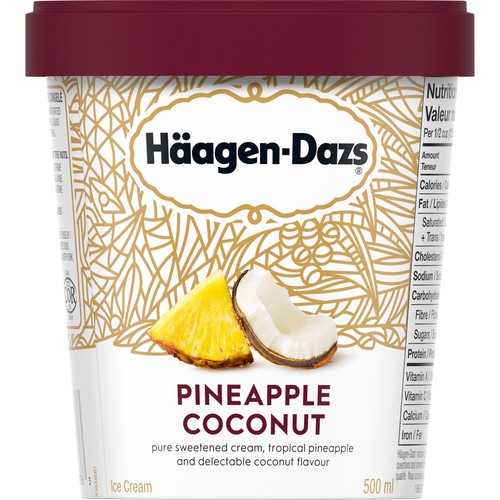 Häagen-Dazs Ice Cream Pineapple Coconut 500 ml