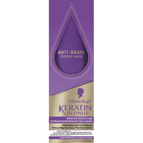 Keratin Anti-Brass Hair Mask Blonde 148 ml