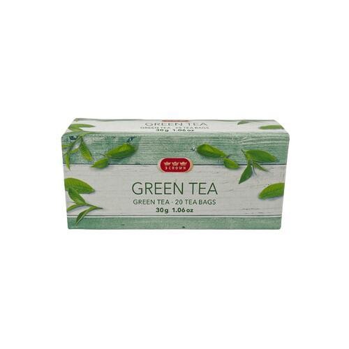 3 Crown Green Tea 20 Tea Bags