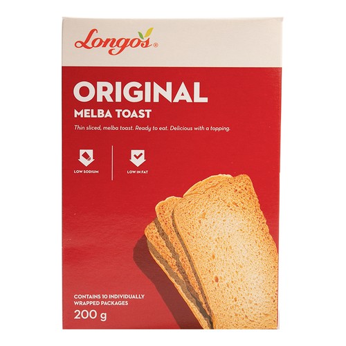 Longo's Melba Toast Original 200 g