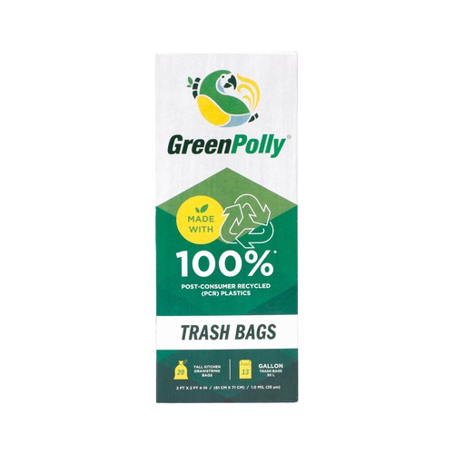 BioBag Green Polly Trash Bag 20 Bags