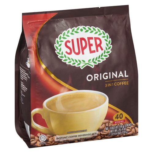 Super 3 In 1 Instant Coffee Mix Original 720 g