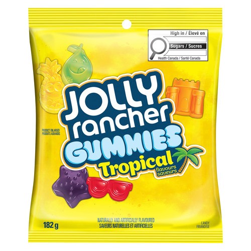 Jolly Rancher Candy Gummies Tropical 182 g