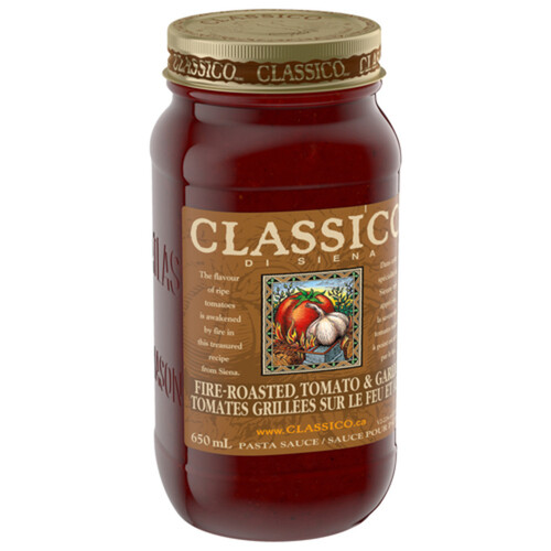 Classico Pasta Sauce Fire Roasted Tomato & Garlic 650 ml