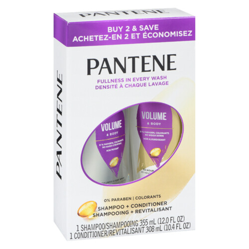 Pantene Volume Shampoo & Conditioner 2 Pack