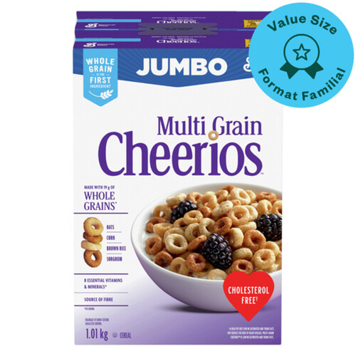 Cheerios Cereal Multi-Grain Jumbo 1.01 kg