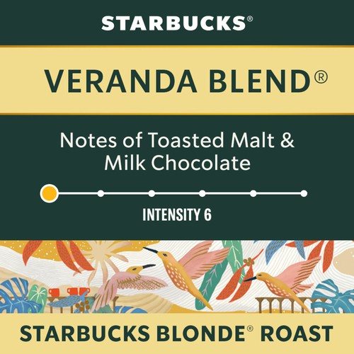Starbucks Nespresso Coffee Pods Vertuo Veranda Blend 8 Capsules 100 g