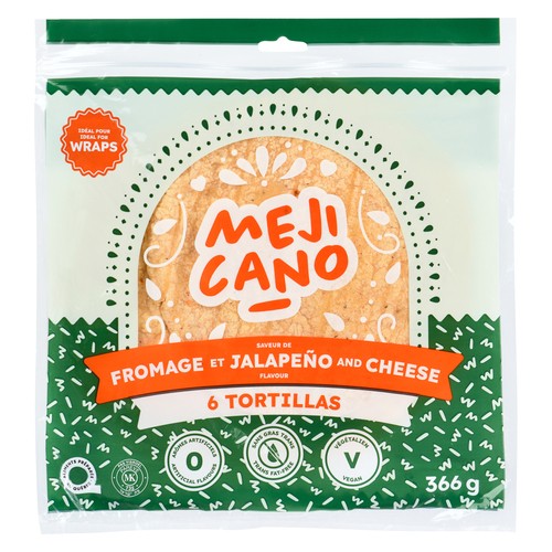 Mejicano Tortilla Cheese And Jalapeno 366 g (frozen)