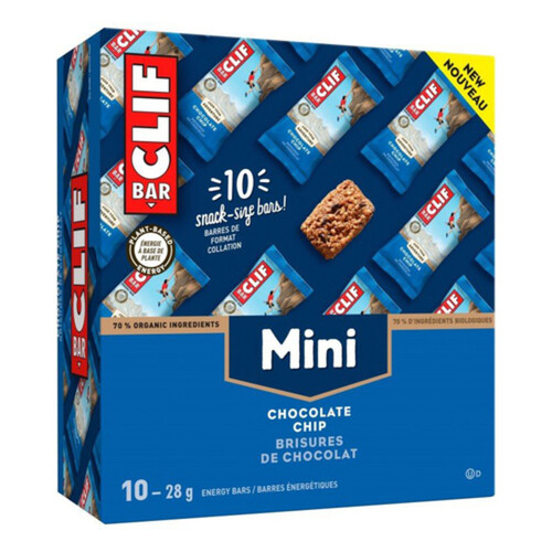 Clif Energy Bar Chocolate Chip Mini 10 x 28 g