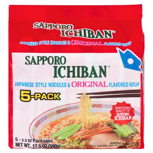 Sapporo Ichiban Japanese Style Noodles Original Ramen 500 g