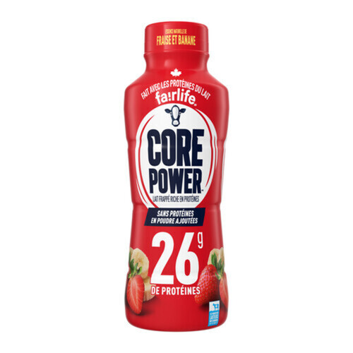Core Power Protein Drink Strawberry Banana 414 ml