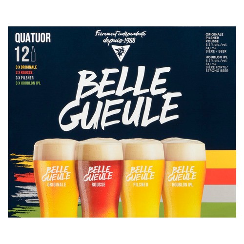 Belle Gueule Mixed Beer 12 x 341 ml (bottles)
