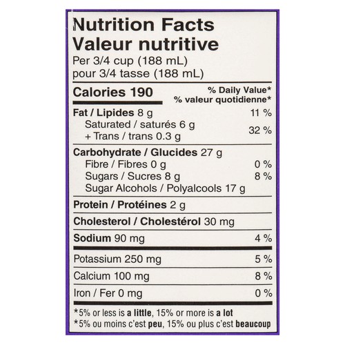 Chapman's Lactose-Free No Sugar Added Ice Cream Butterscotch 1 L