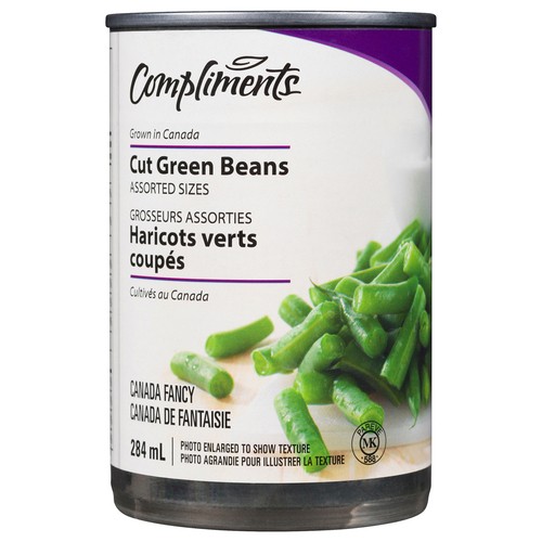 Compliments Canned Cut Green Beans 284 ml