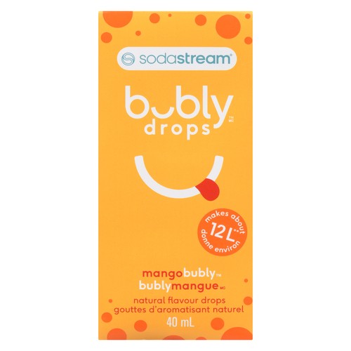 SodaStream bubly drops Natural Flavour Drops Mango Bubly 40 ml