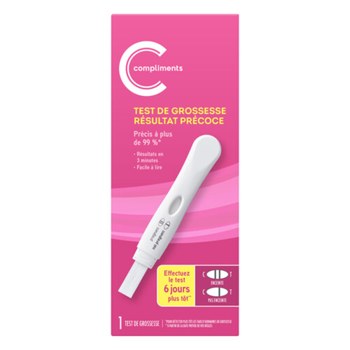 Compliments 6 Day Early Pregnancy Test