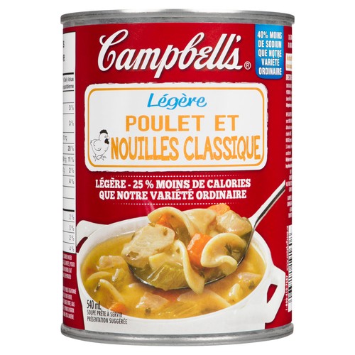 Campbell's Soup Ready To Eat Light Chicken Noodle 540 ml