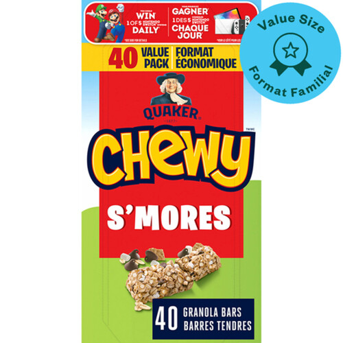 Quaker Chewy Granola Bars S'mores 960 g