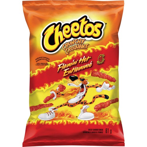 Cheetos Crunchy Cheese Flavored Snacks Flamin' Hot 81 g