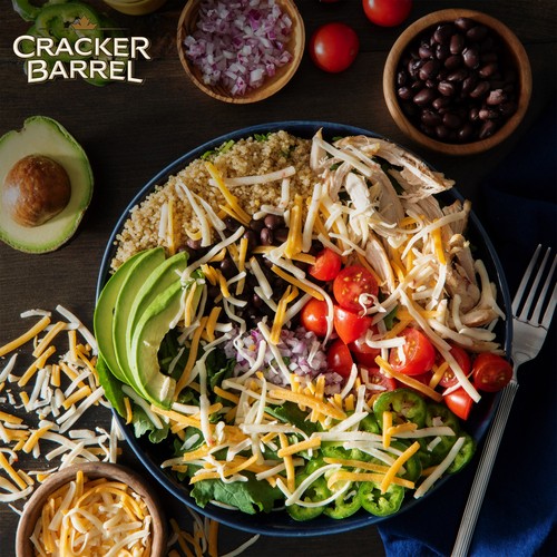 Cracker Barrel Shredded Cheese Tex Mex Light 320 g