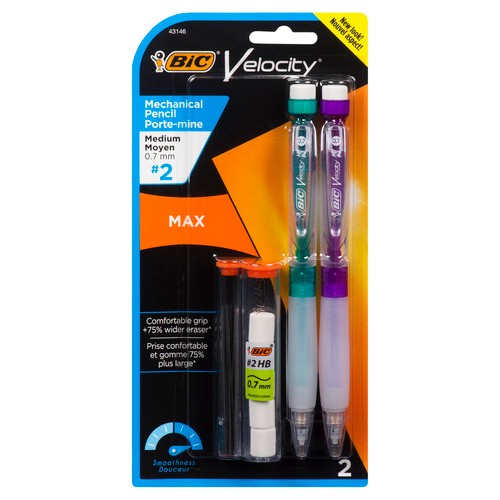 Bic Velocity Max Mechanical Pencil 2 Pack