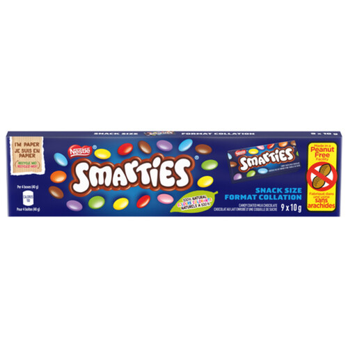 Nestle Smarties Peanut-Free Chocolate Junior 9 x 10 g