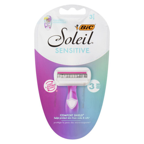 Bic Soleil 3 Blades Razor Sensitive 3 Pack