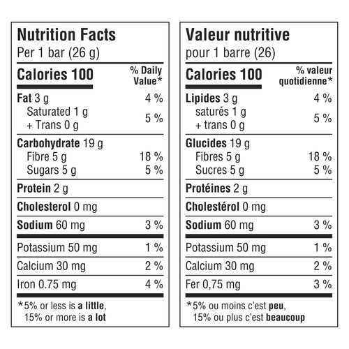 Nature Valley Lunch Box Peanut-Free Granola Bars Double Chocolate 5 x 26 g