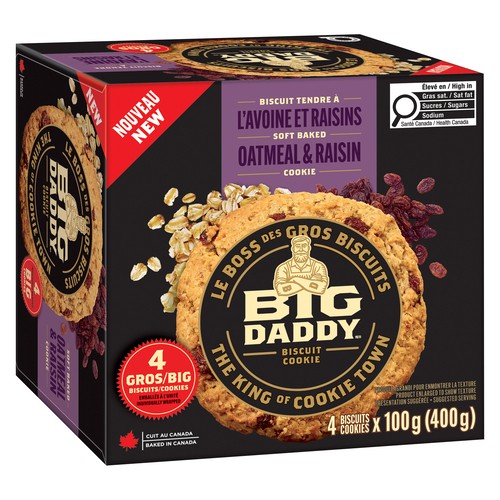 Big Daddy Cookie Oatmeal & Raisin 400 g