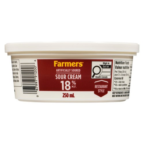 Farmers 18% Sour Cream Thick N Tangy 250 ml