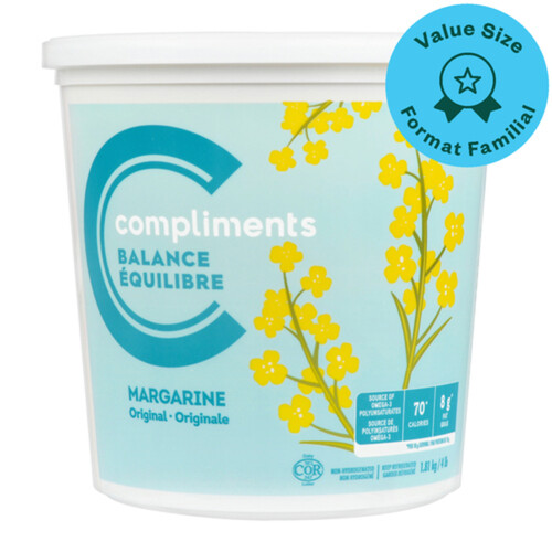 Compliments Balance Non-Hydrogenated Margarine 1.81 kg