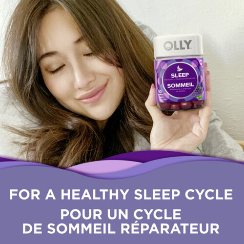 OLLY Sleep Supplement Gummies 50 Count