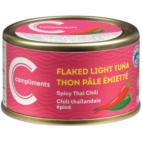 Compliments Flaked Light Tuna Spicy Thai Chili 85 g