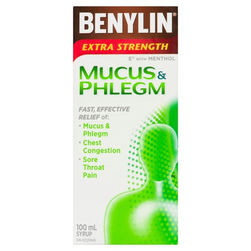 Benylin Mucus & Phlegm Relif Cough Syrup 100 ml