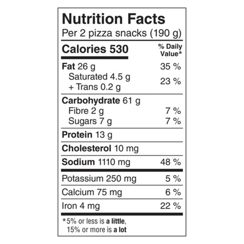 Pillsbury Pizza Pops Pepperoni and Bacon 760 g Voilà Online Groceries