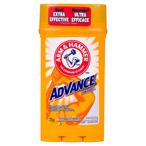 Arm & Hammer Advance Invisible Solid Antiperspirant Unscented 73 g
