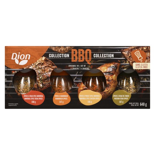 Les Aliments Dion Gluten-Free Herbs & Spices BBQ Collection 640 g