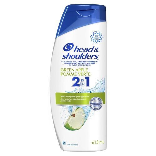 Head & Shoulders 2 In 1 Shampoo/Conditioner Green Apple 613 ml