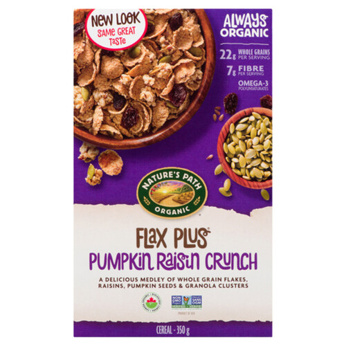 Nature's Path Organic Flax Plus Pumpkin Raisin Crunch 350 g