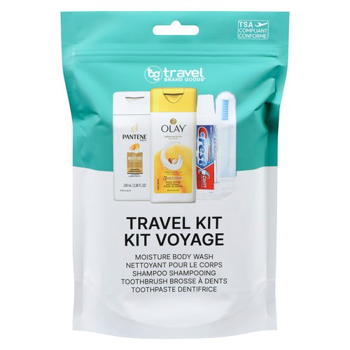 Travel Brand Goods Travel Kit 4 Piece 1 Count