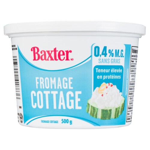 Baxter Fat-Free 0.4% Cottage Cheese 500 g